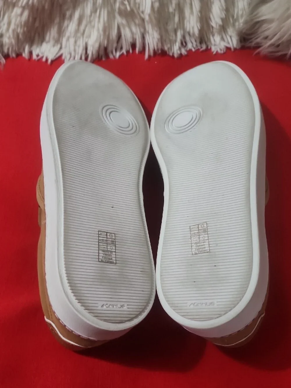 Allen Edmonds Alpha Tan Suede Slip-On Sneakers with White Sole